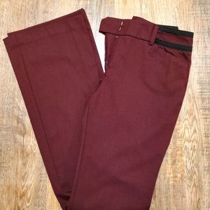 NY&Co burgundy dress pants